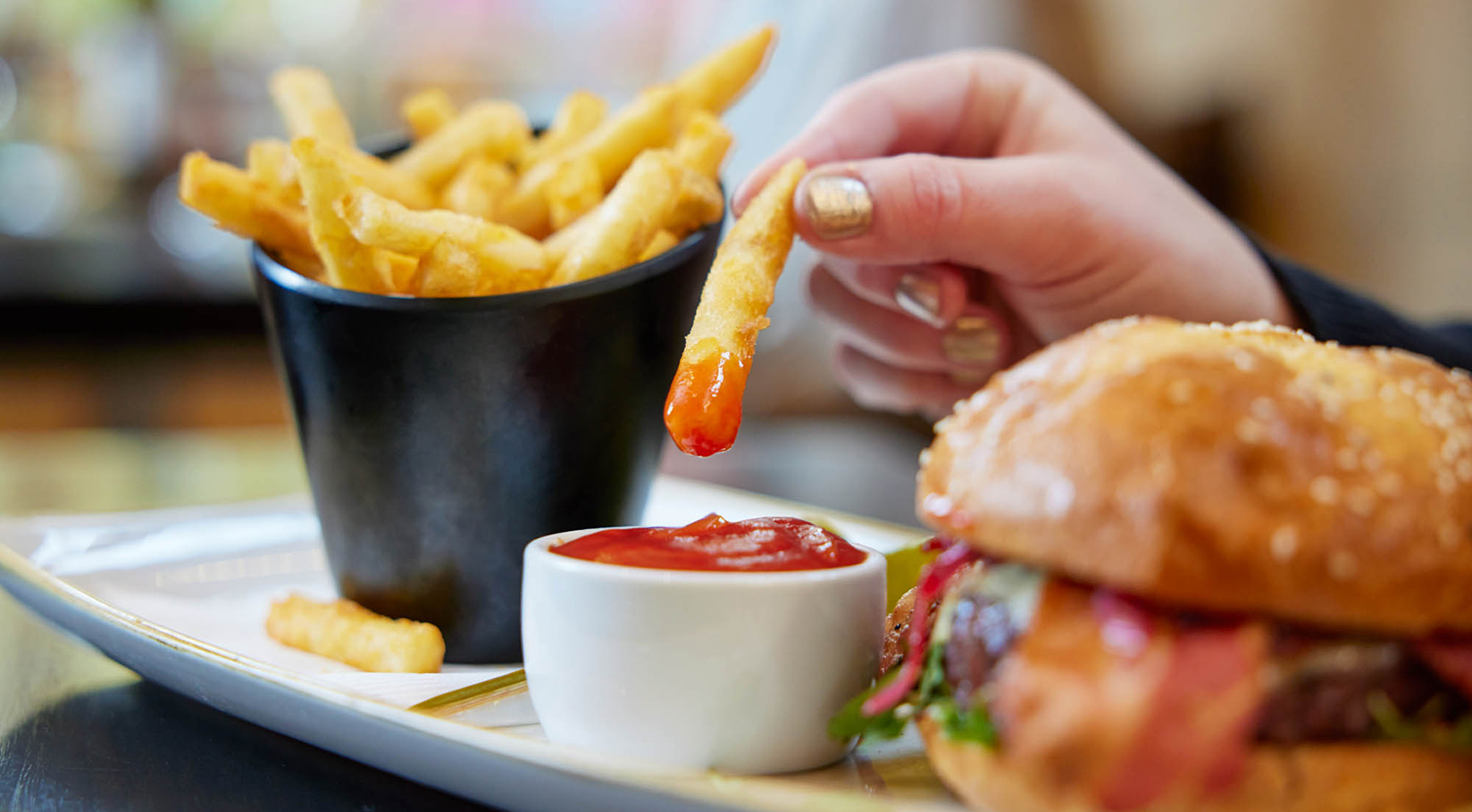 Copperleaf Burger and Fries