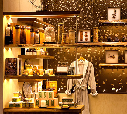 spa retail area