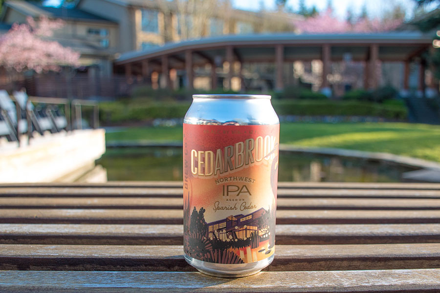 cedarbrook ipa cans